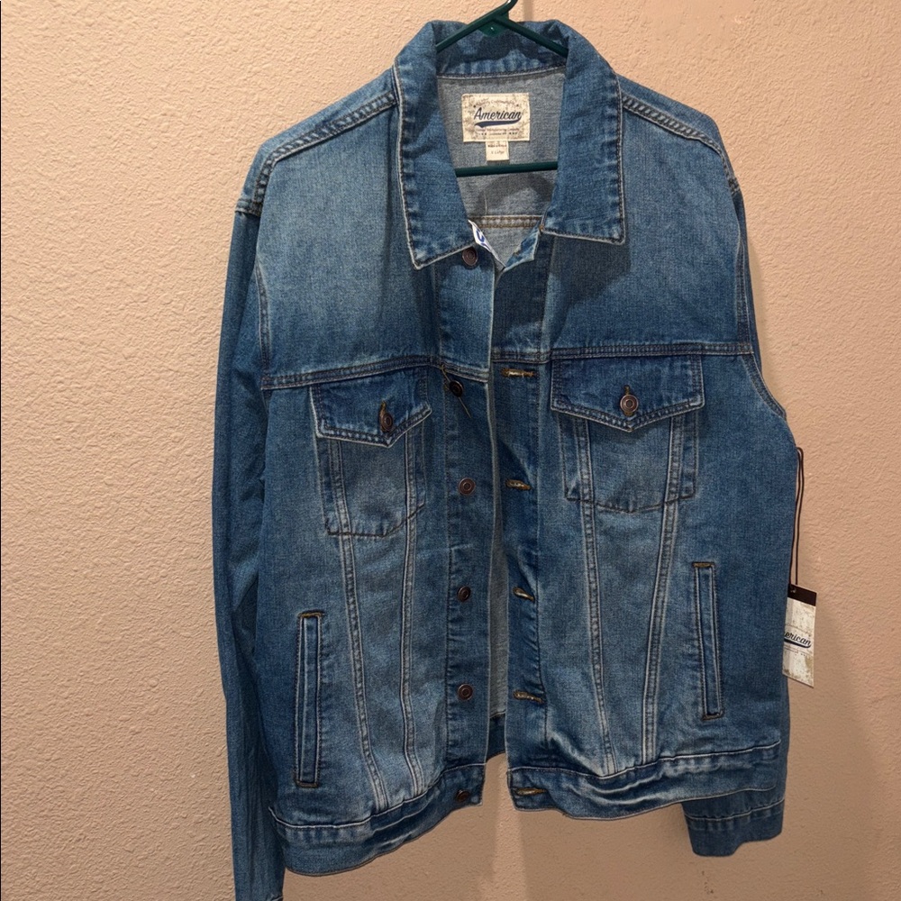 Men’s-NWT’S - American Denim Jacket, Men’s XLG, Jean jacket, blue - Picture 2 of 10